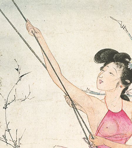 简阳市-胡也佛的仕女画和最知名的金瓶梅秘戏图